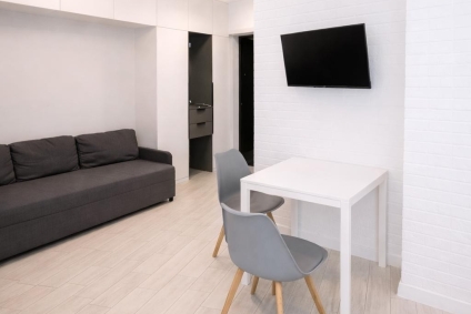 Квартира с кондиционером и панорамным видом на город