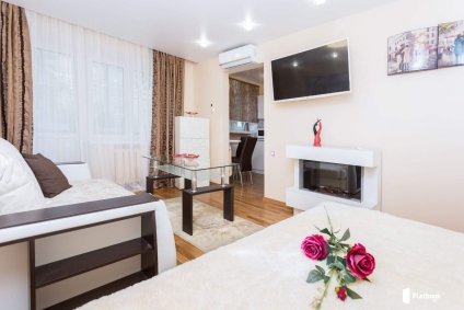 Уютная однокомнатная квартира с джакузи