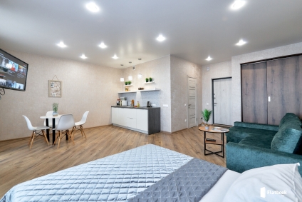 Квартира - студия у метро. Смарт ТВ. Часы от 20 р