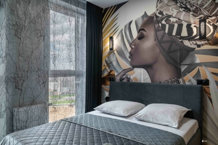 Квартира-студия на 21 этаже с панорамным видом