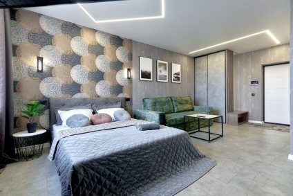 Квартира с дизайнерским ремонтом и смарт тв, метро