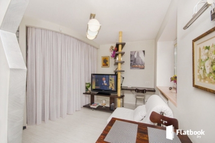 Квартира-студия с дизайнерским ремонтом