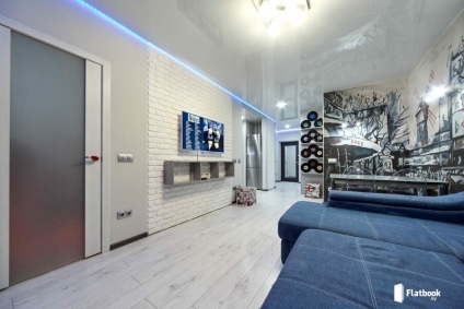 Новый дом, квартира-студия с отдельной спальней, 2 смарт-ТВ, подземный паркинг