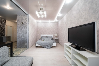 Соответствие фото 100%! Панорамный вид , окна в пол.