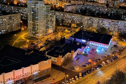 Уютная евродвушка, 24 этаж!!! Часы от 30 р/ сутки!