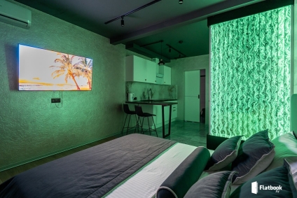 2 спальни, водопад, джакузи, 2 SMART ТV, качели.