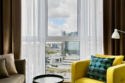 Уютная, атмосферная квартира, с красивым видом из окна.