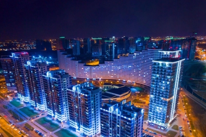 Апартаменты на 19 этаже Минск-Мир м. АЭРОДРОМНАЯ