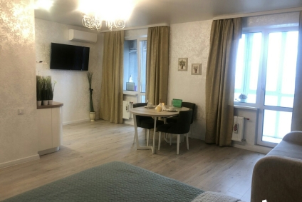 Уютная, светлая, новая квартира-студия