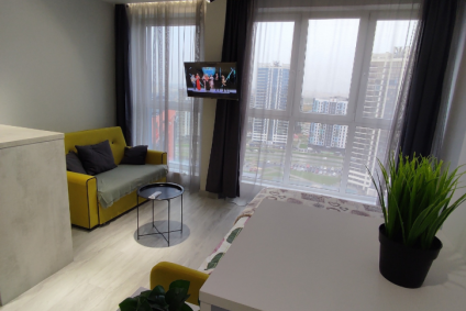 Уютная квартира студия на часы, сутки и болле