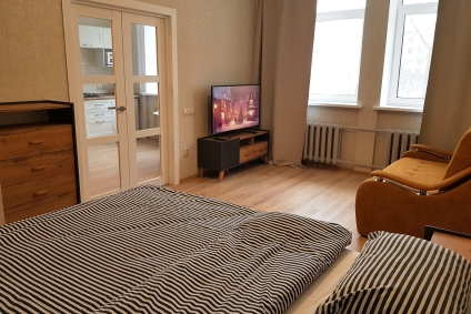 Однокомнатная в центре пл  Якуба Коласа, документы командировочным, новый ремонт