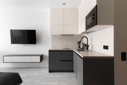 Новая, светлая студия для Вашего отдыха.