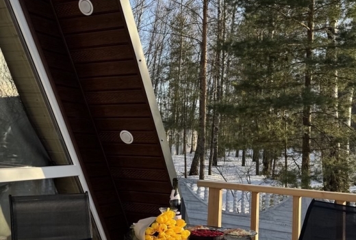 Треугольный дом A-frame район Чёнки