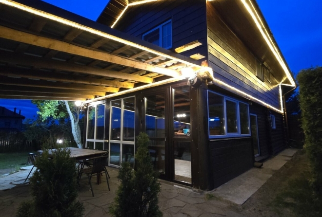 'ДОМ С БАНЕЙ И КОНДИЦИОНЕРОМ (200/120м2) '